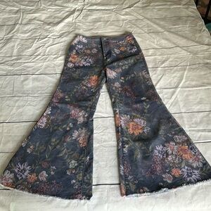 Free People We The Free Youthquake Cropped Flare Jeans